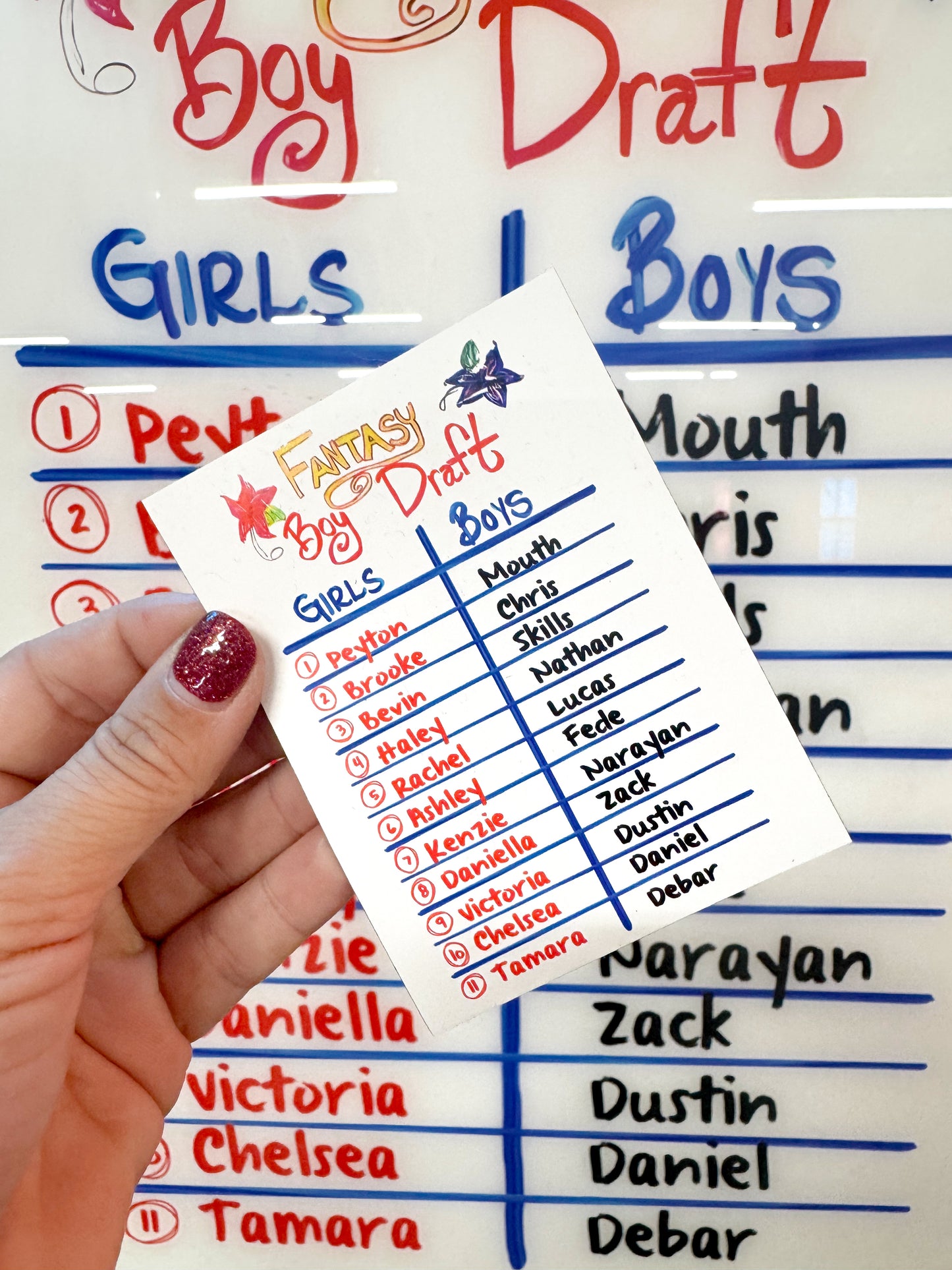 Fantasy Boy Draft Magnet