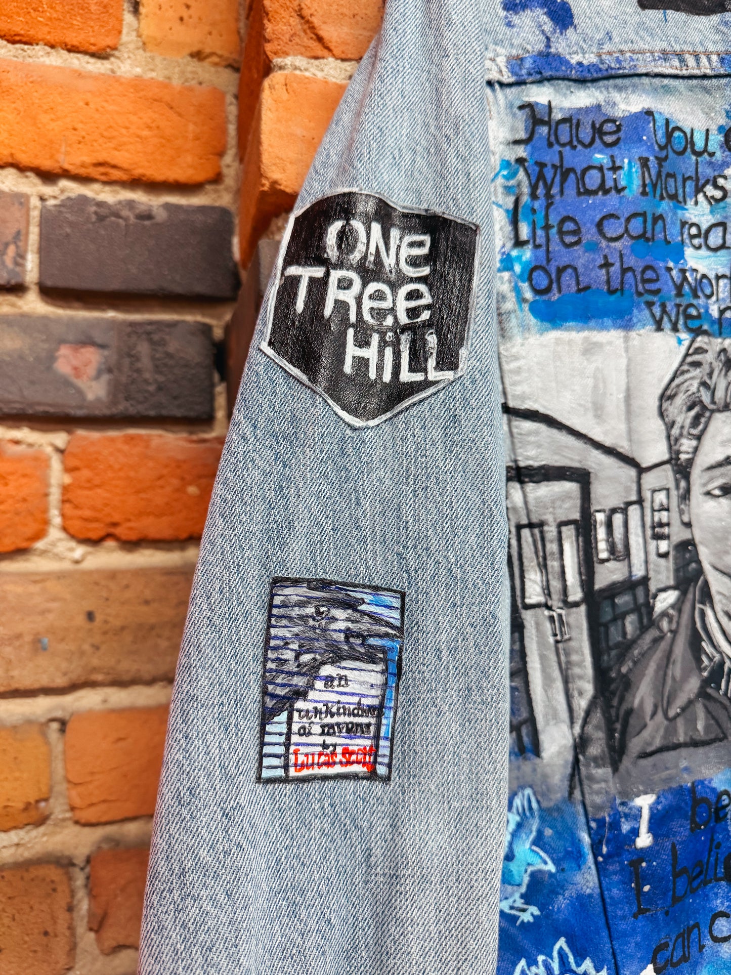 Custom Handpainted One Tree Hill Jean Jacket