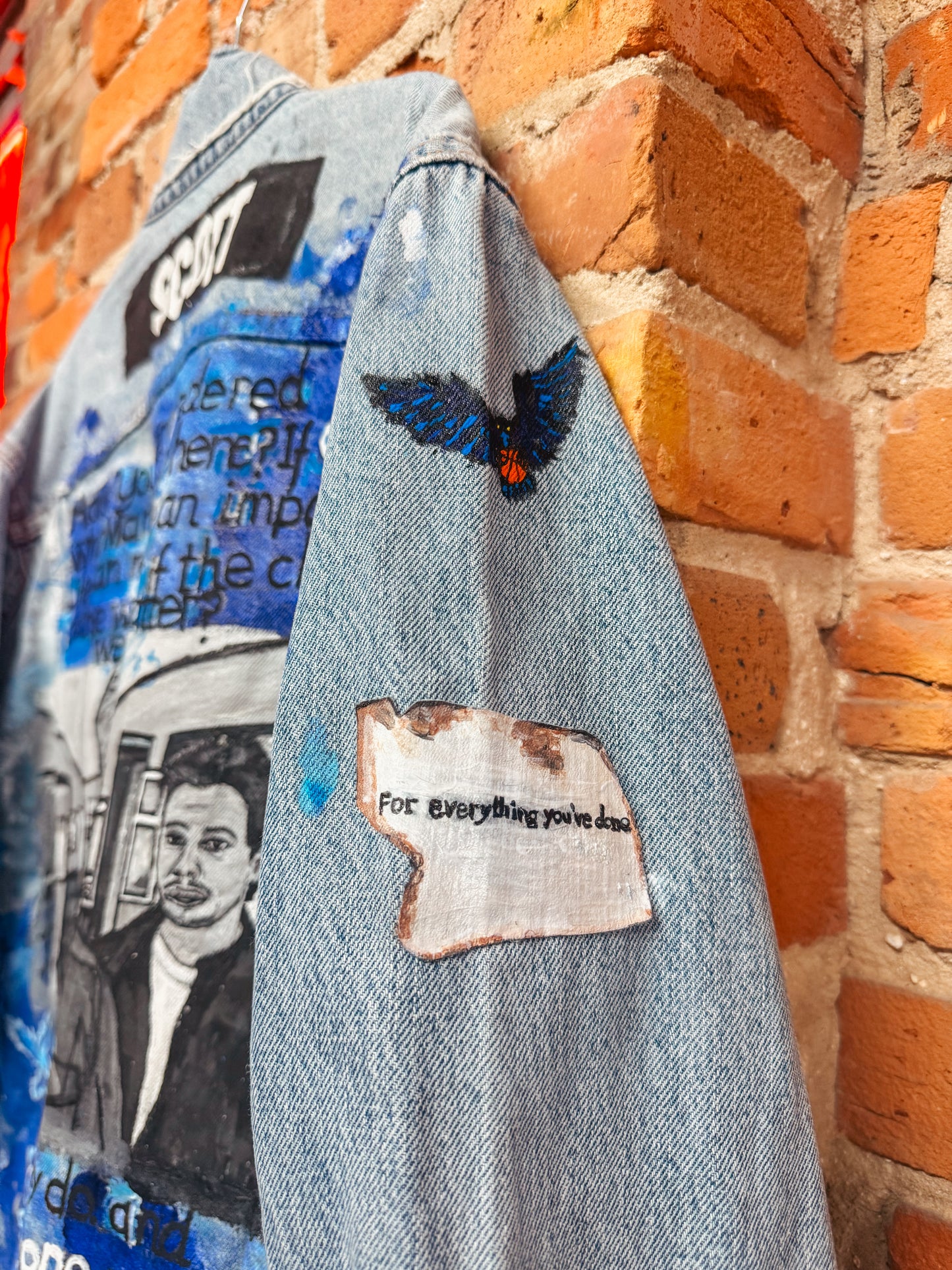 Custom Handpainted One Tree Hill Jean Jacket