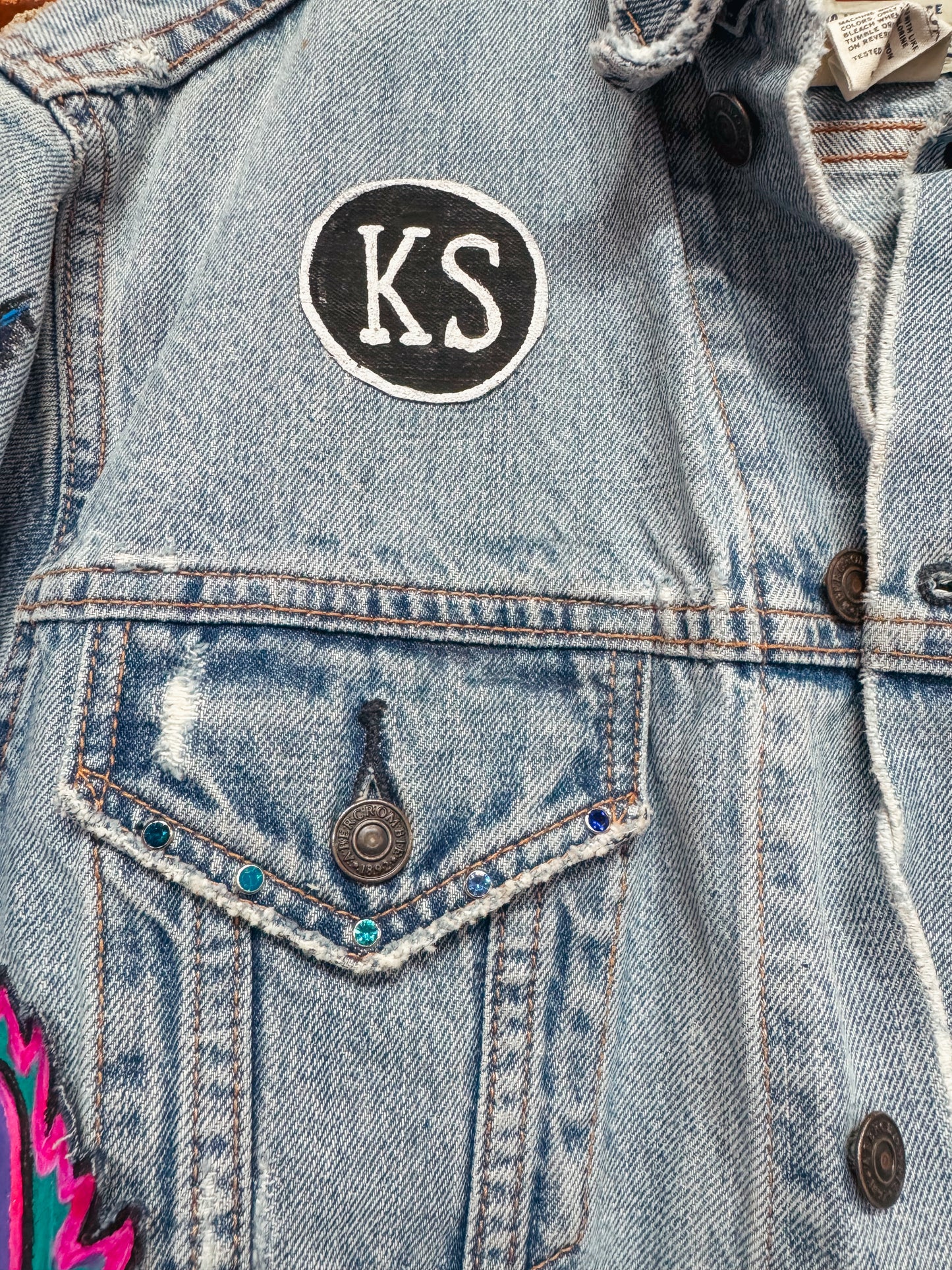 Custom Handpainted One Tree Hill Jean Jacket