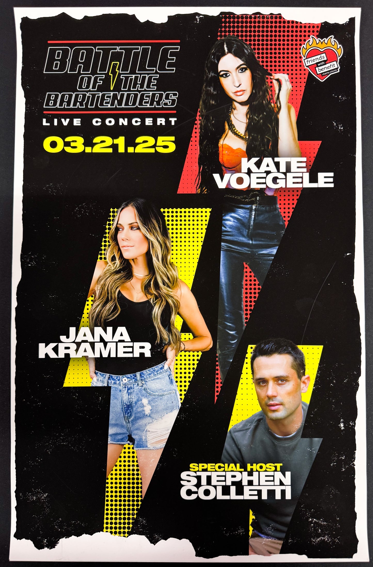 Battle of the Bartenders Concert Poster