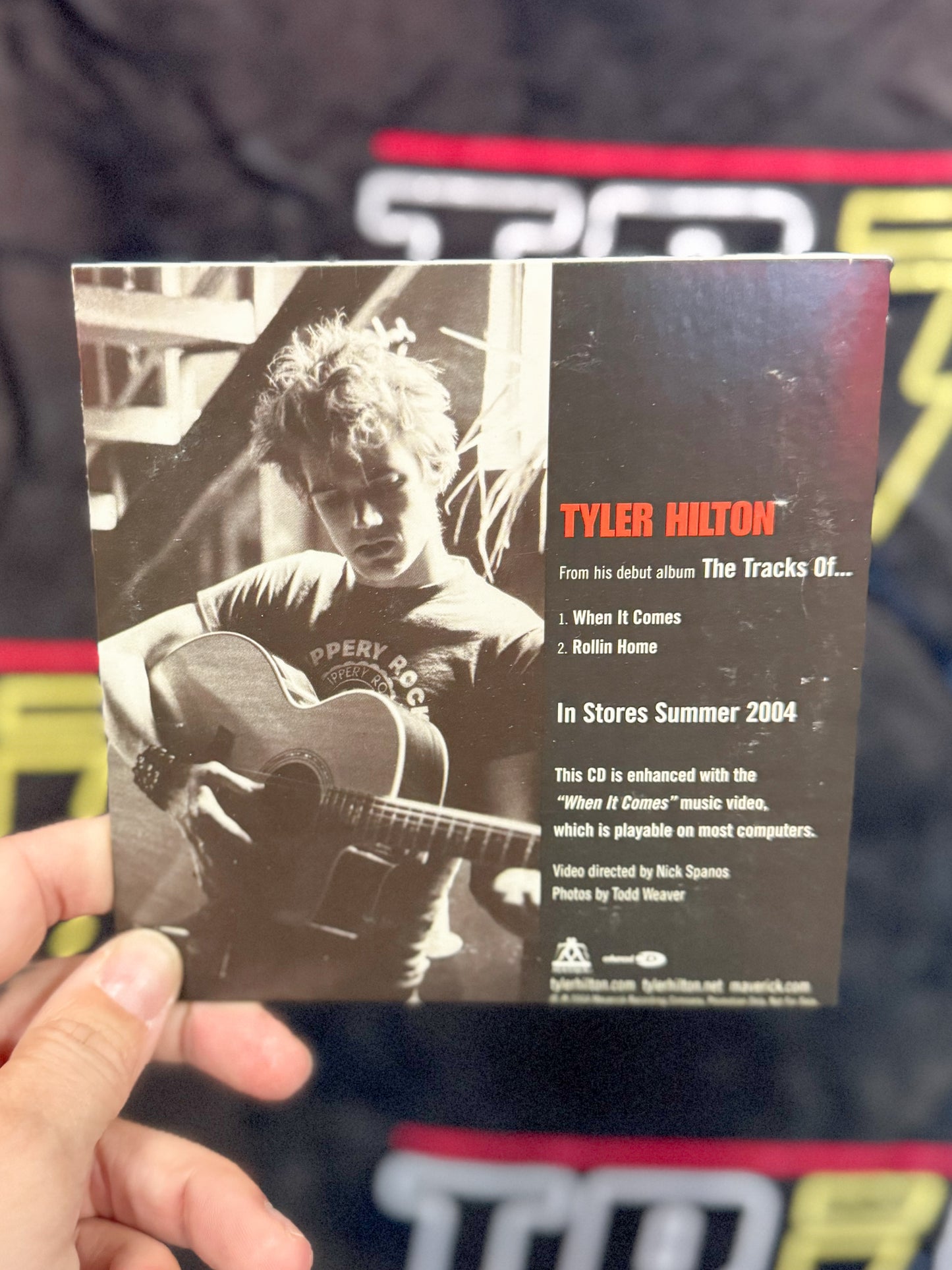 TYLER HILTON SIGNED Tyler Hilton CD (Red)