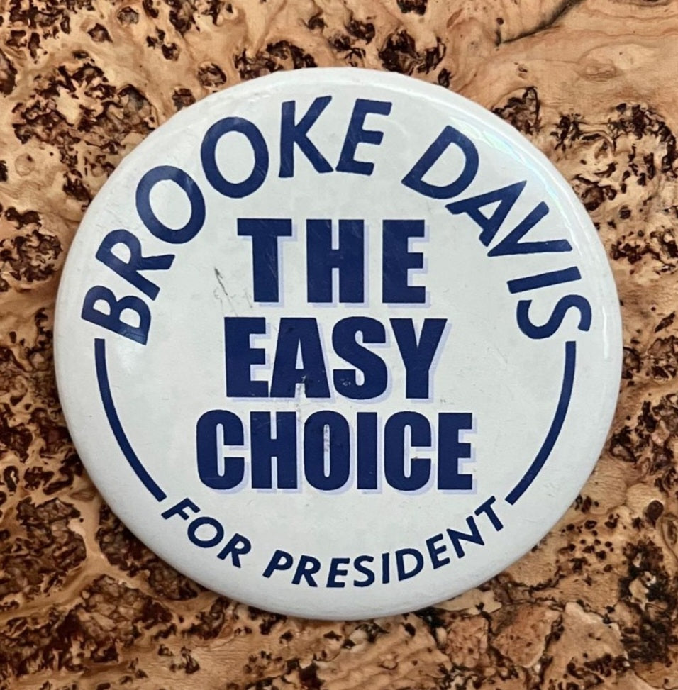Brooke for President Pin