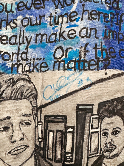 Custom Handpainted One Tree Hill Jean Jacket
