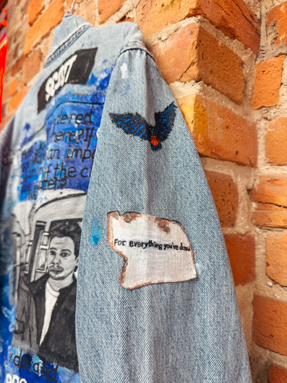 Custom Handpainted One Tree Hill Jean Jacket