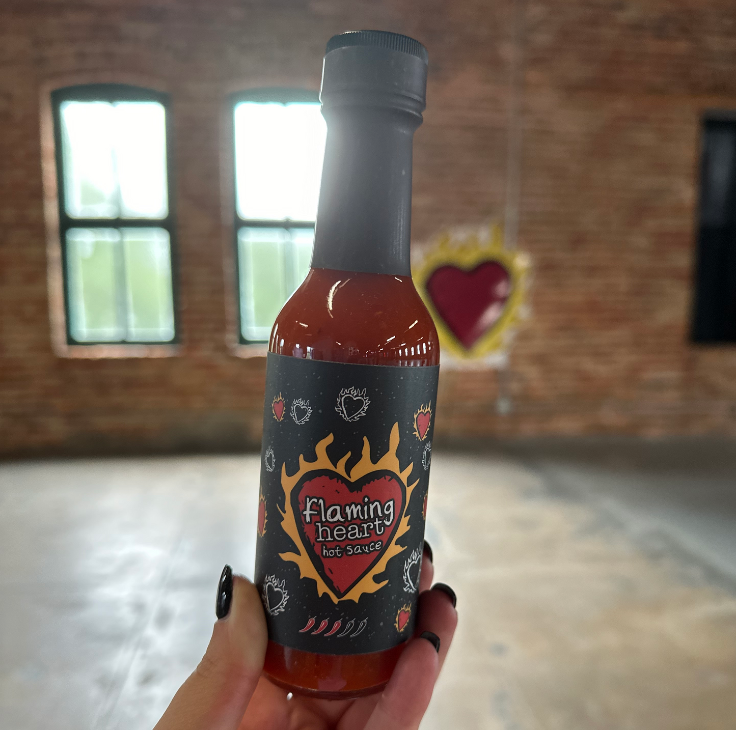 Flaming Heart Hot Sauce