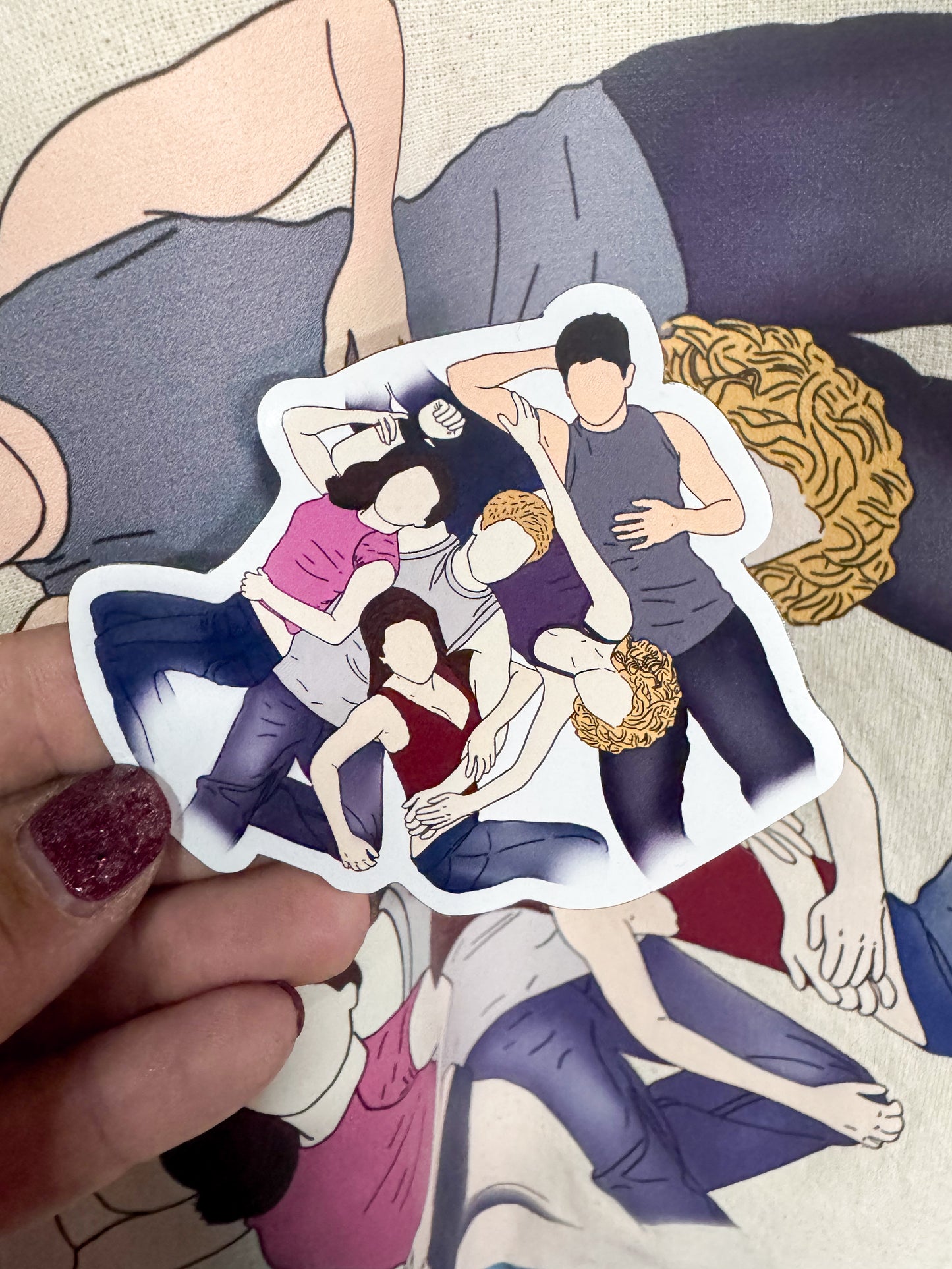 Cuddle Puddle Magnet