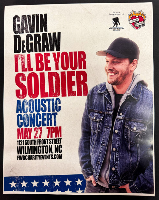 I'll Be Your Soldier Concert Poster