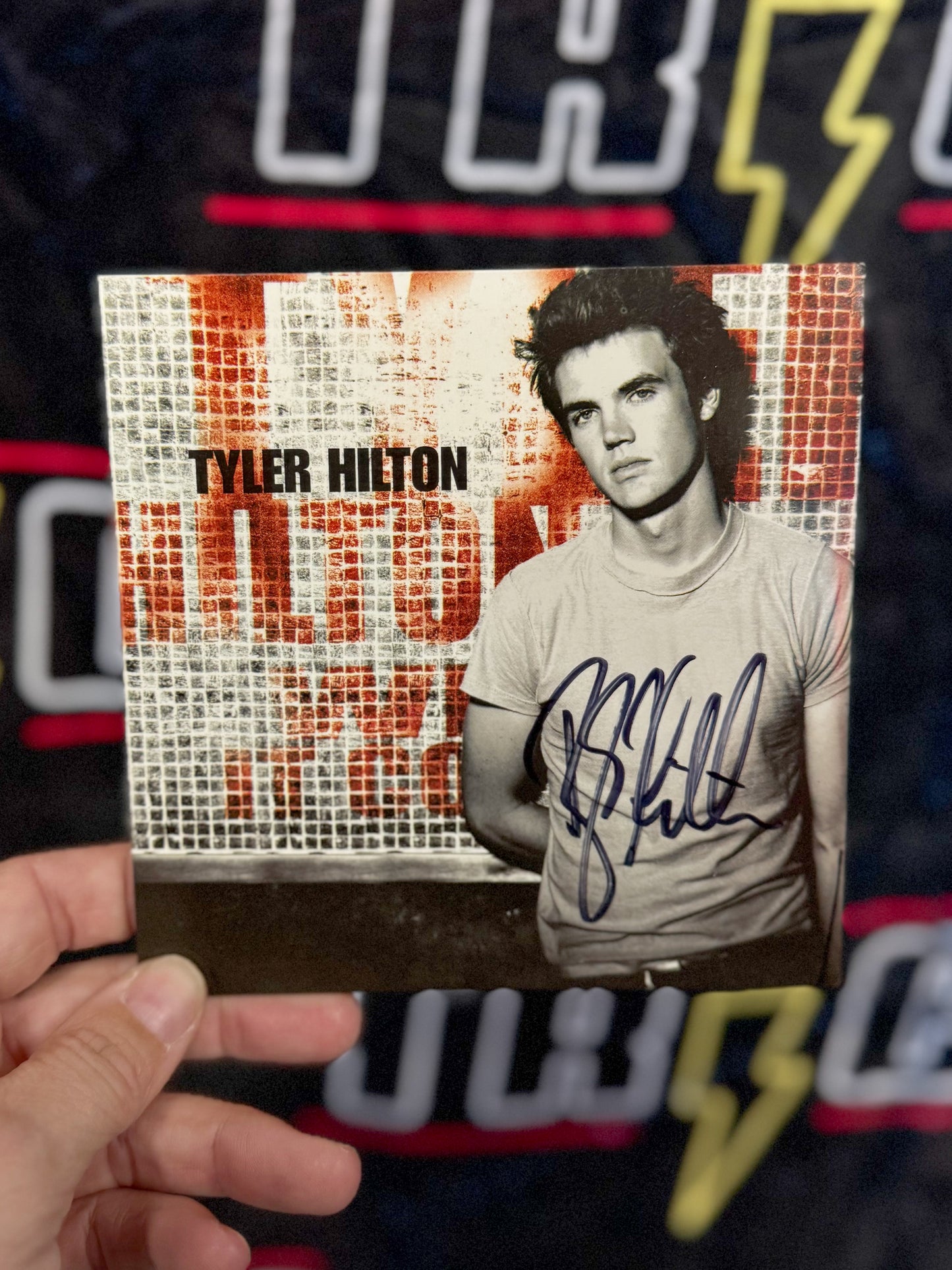TYLER HILTON SIGNED Tyler Hilton CD (Red)